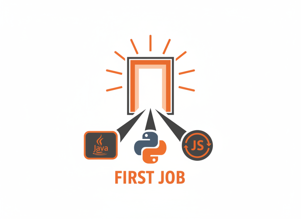 Java vs other languages for first developer job