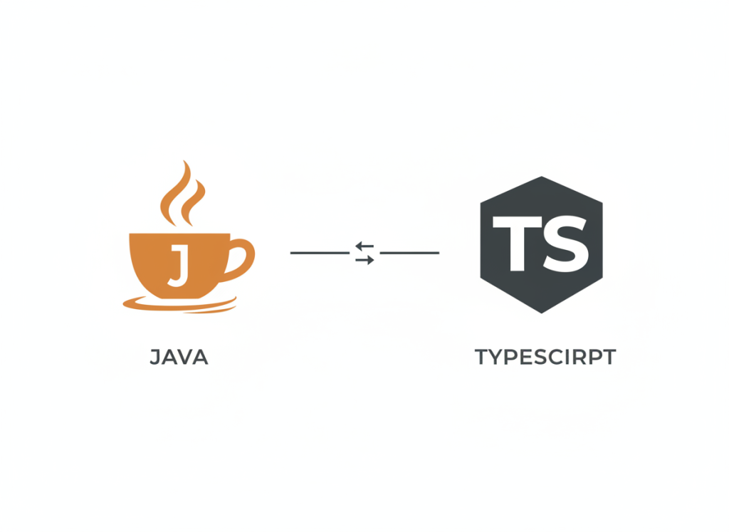 Java vs TypeScript programming language comparison